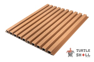 Реечная панель ДПК Narrow Lines, Siberian Pine (желтая)